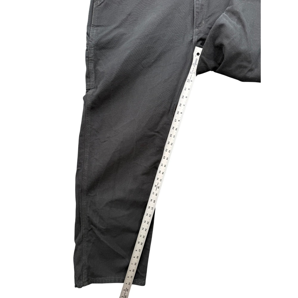 Carhartt B11 Work Pants Mens 42x32 Black Excellent Original Dungaree Fit Canvas - Picture 3 of 11